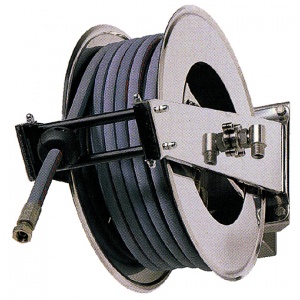 Automatic inox hose reel with 20 meter hose 1/2″