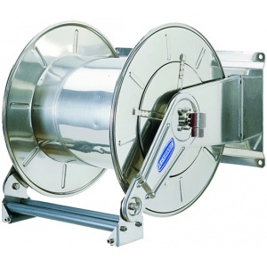 Automatic stainless steel hose reel for 8 m hose 1¼”