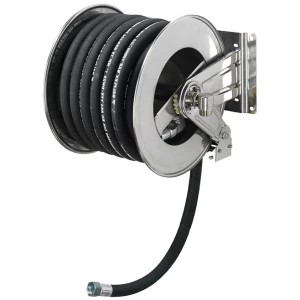 Automatic stainless steel hose reel with 15 m hose 1¼”