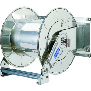 Automatic stainless steel hose reel for with 30 m hose 1″