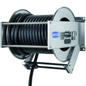 Automatic stainless steel reel with 30 m hose 3/4″
