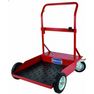 Trolley with 4 wheels with possibility for mounting a hose reel