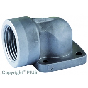 Flange connection 1″ series 3000 curved connection