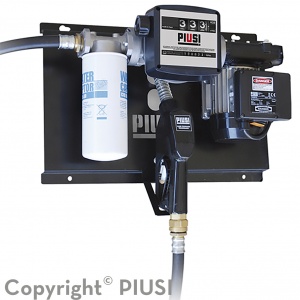 ST E120M with filter H2O, meter K33 and automatic nozzle
