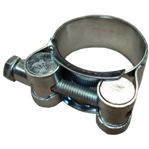 Brass hose clamp 1″